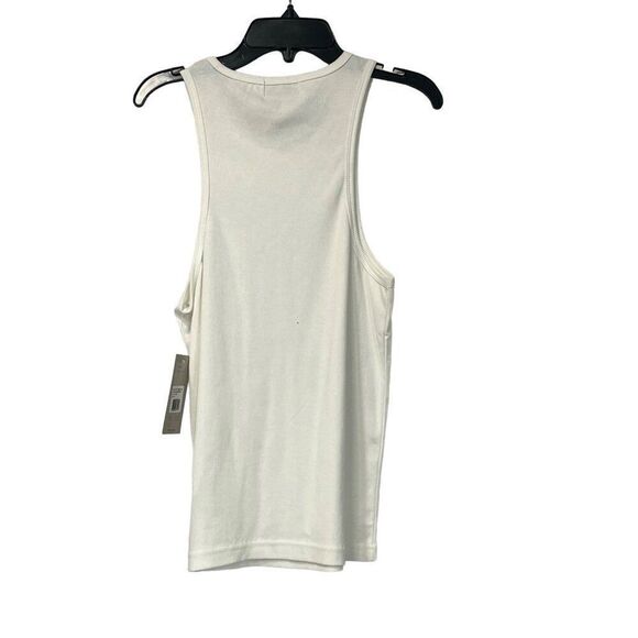 Brixton Betty Stretch Organic Cotton Scuba Tank In White, Sz. XL - Picture 12 of 12
